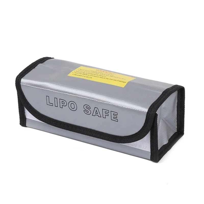 

Защитная сумка для литиевых мини-батарей, огнестойкая безопасная сумка для хранения батарей, совместимая с Fpv гоночным дроном