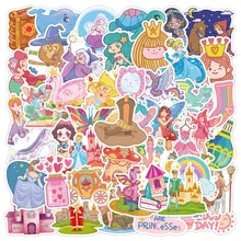 

10/30/50pcs Disney Princess Cartoon Stickers for Phone Case Laptop Scrapbooking Luggage Aesthetic Graffiti Kids Stickers Decals