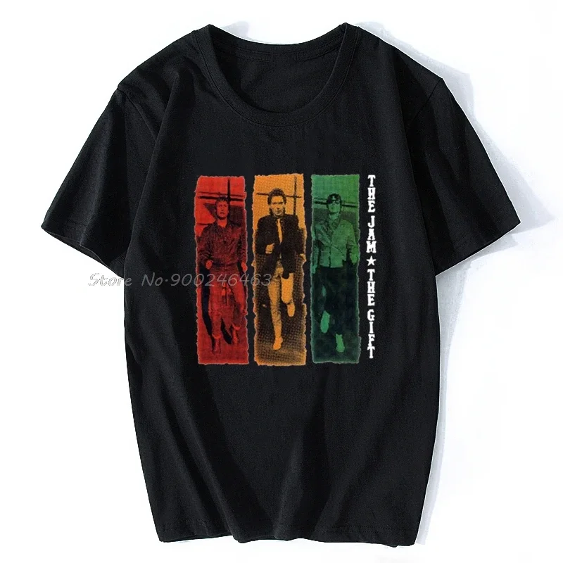 

Футболка The Jam, мужской подарок Paul Weller, унисекс, топ, искусство, мужские хлопковые футболки, топы, аниме Haraguku, уличная одежда
