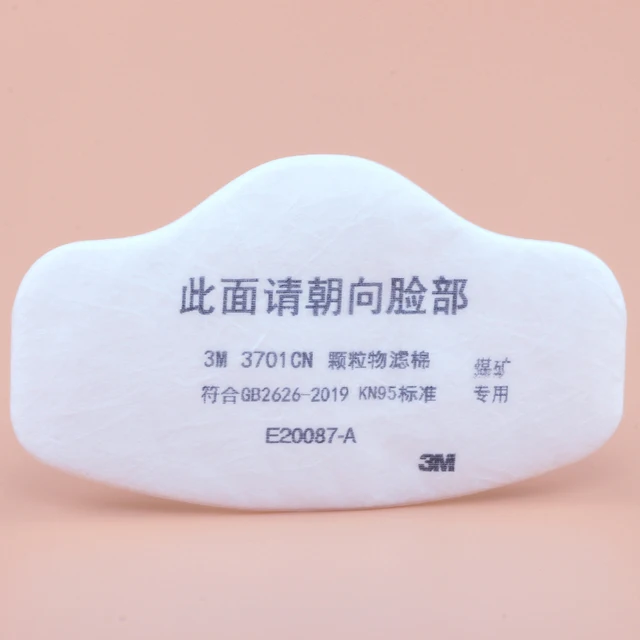 3M Gas Mask Filter 3701 for Mask 3200 Series Respirator Anti Static High Electrostatic Dust Particulate Protection 10pcs/Lot 3