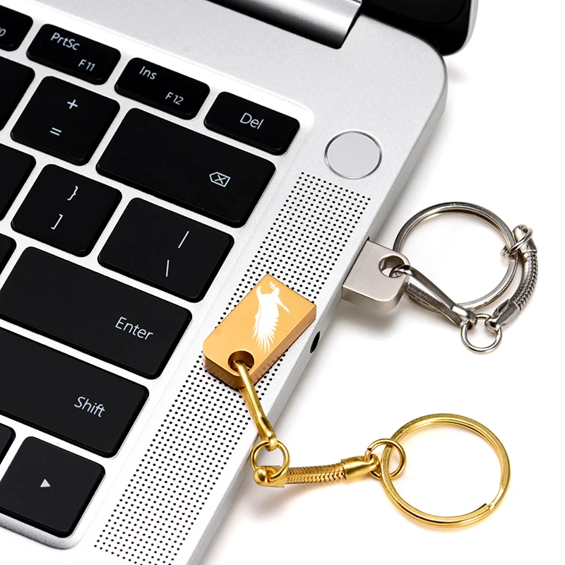 슈퍼 미니 USB 2.0 플래시 드라이브 64GB 무료 키체인 메모리 스틱 펜 드..