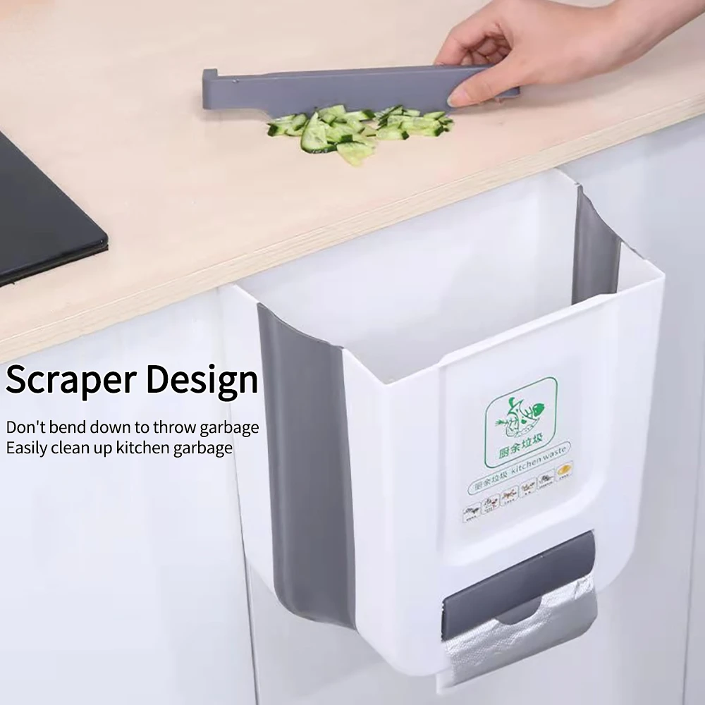 Trash Can Kitchen Wall-mounted Folding