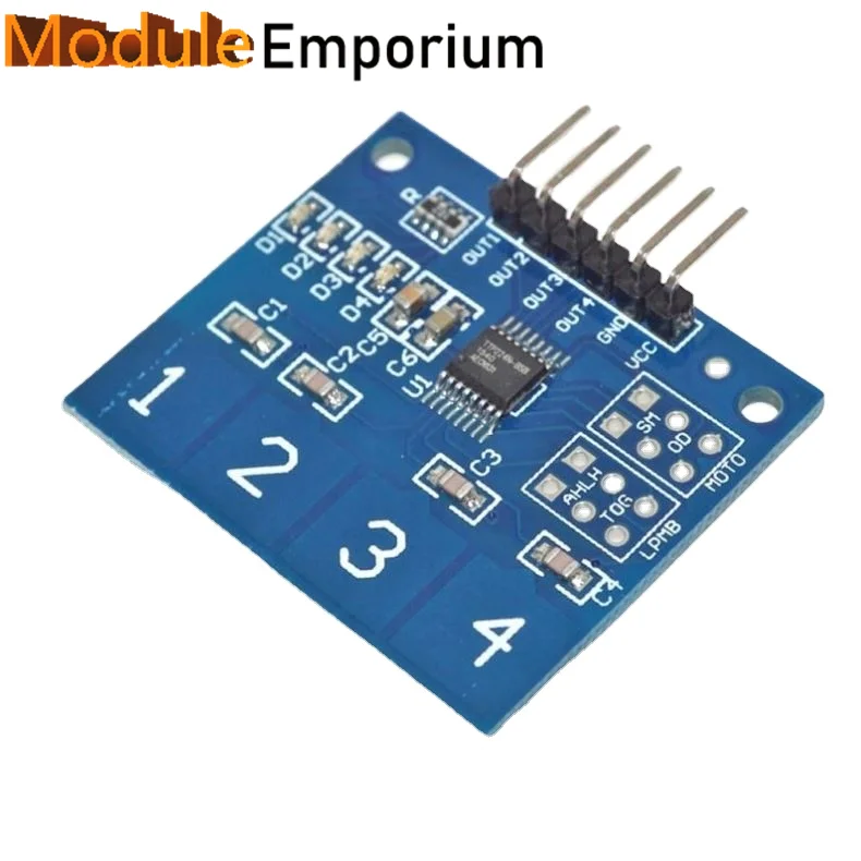 

5pcs TP224 4-way capacitive touch switch digital touch sensor module