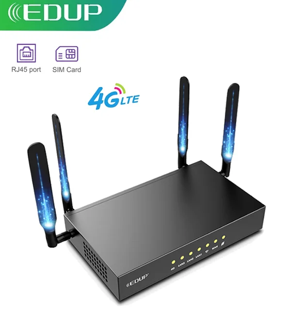 EDUP router 5g sim card wireless LTE WiFi Router European and American  version 5g router with