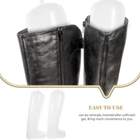 2 Pairs of Mid-height inflatable boot braces Boots Holders L Type Boots Shaper Shoes Support Inflatable Boots Shaper 2