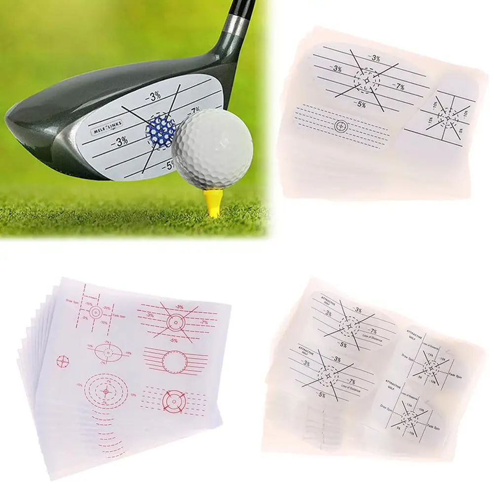 

25Pcs Golf Impact Stickers Sticker Men Women Practice Accessories Improve Golf Recorder Golf Hitting Accuracy C9T2