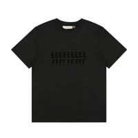 Ensemble classique de marque avec imprimé lettres double ligne, ensemble t-shirt et short d'été de haute qualité, ensemble t-shirt et short 100% coton pur 3