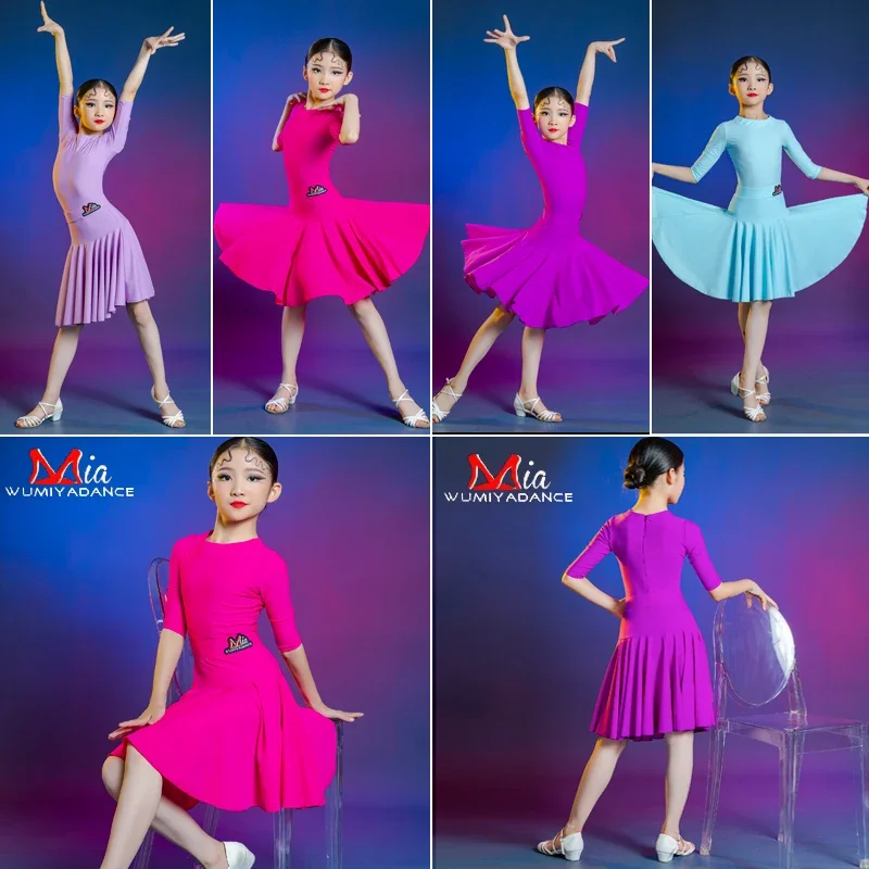 

Children's competition regulations wear girls' professional grade examination clothing, art examination clothing, Latin dance cl