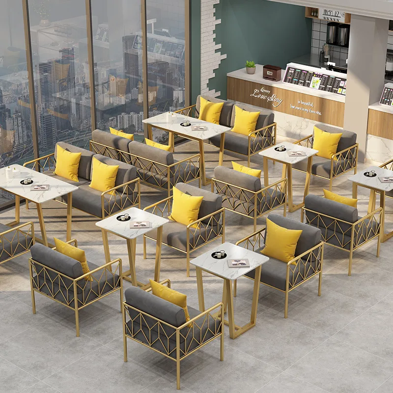 Hotel apartment bar cafe Restaurant indoor dining room Furniture sets sofa sets chairs and Tables Set GUA luxury popular restaurant hotel metal stanlessteel stackable dining event deco chairs and table of wedding furniture