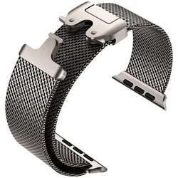 Premium Titanium Milanese Bracelet for S10 42MM (01 Natural Titanium)