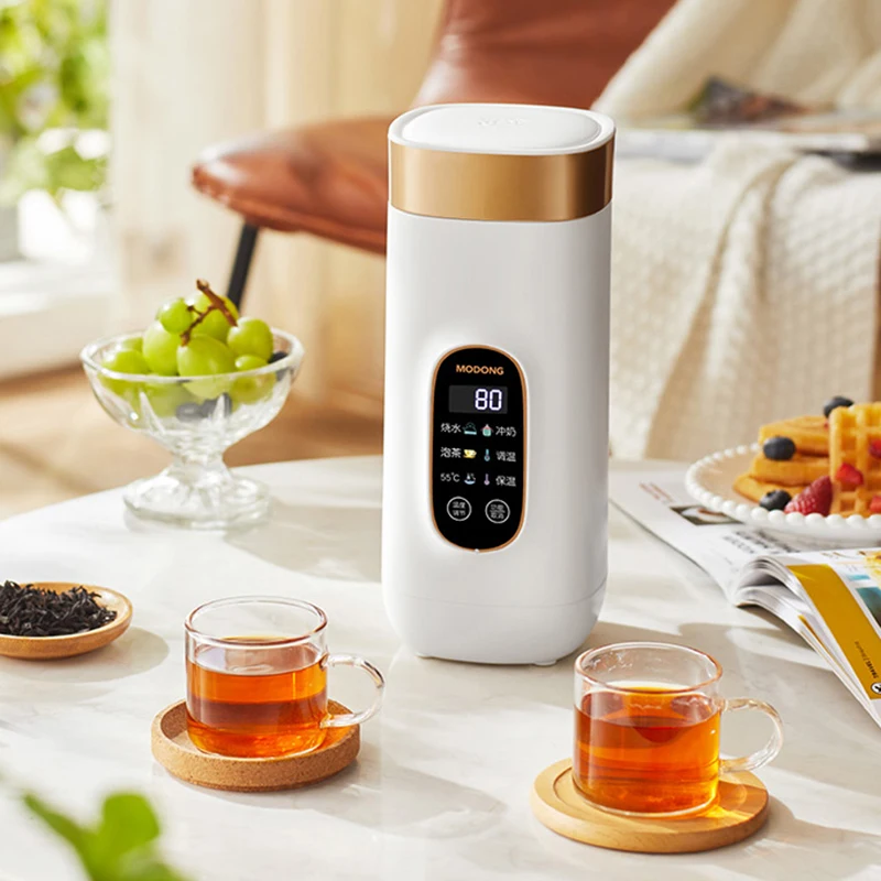 550ml Portable Electric Kettle Travel Heating Cup Multifunctional Boiled Water Pot Smart Teapot Adjustable Temperature Kettles 3