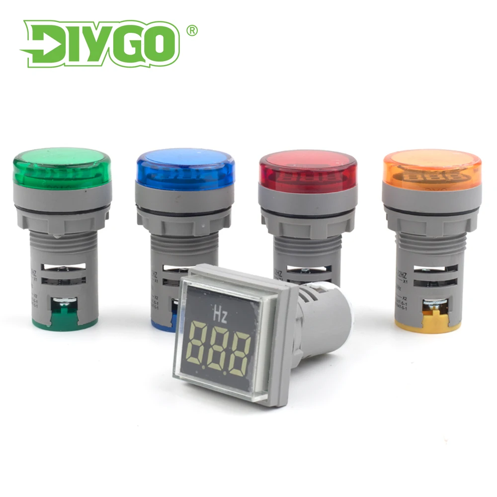Digital Display Electricity Frequency Meter with 0-99 Hz Range