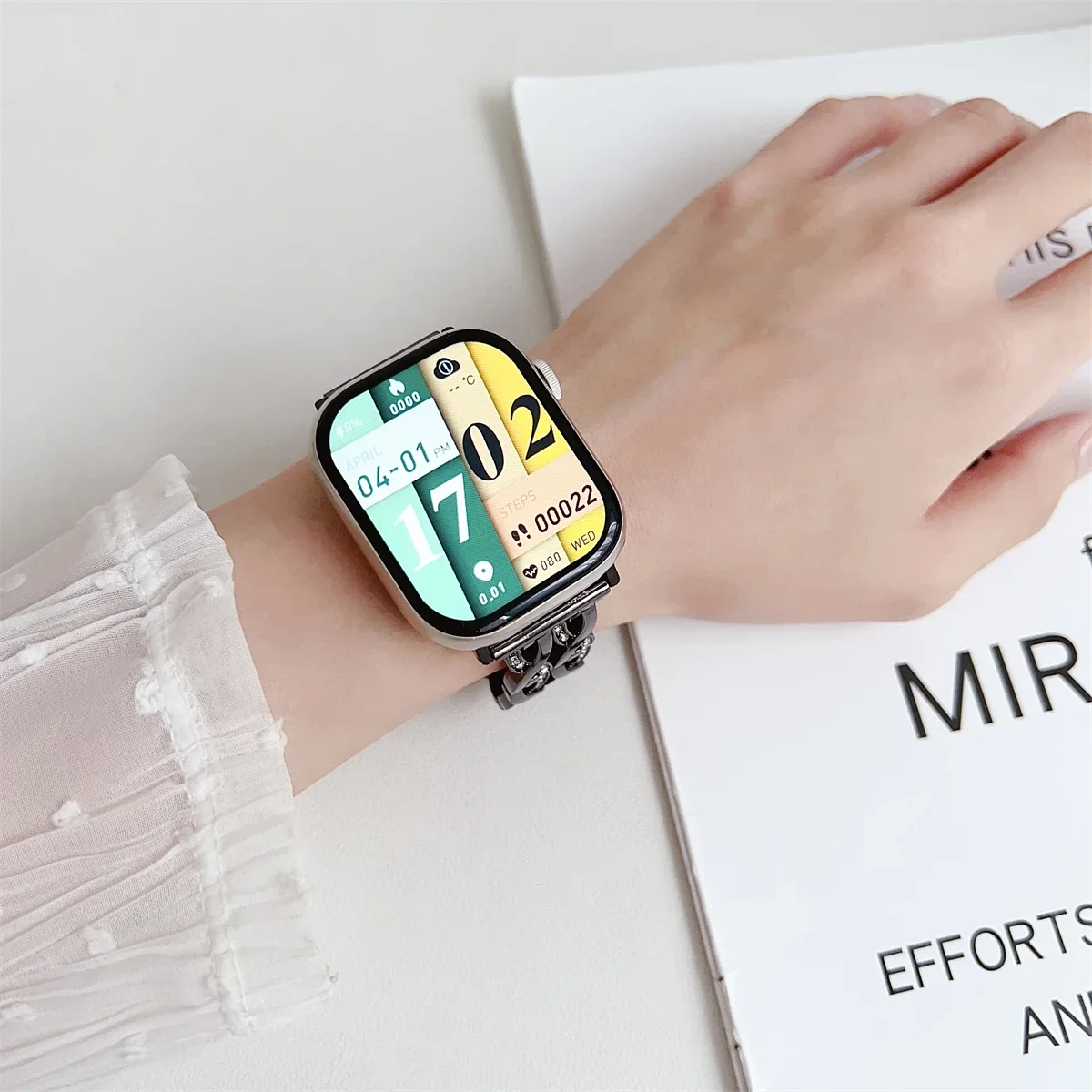 Premium Metal Watch Band For Apple Watch Series And Ultra Models_voghion.com