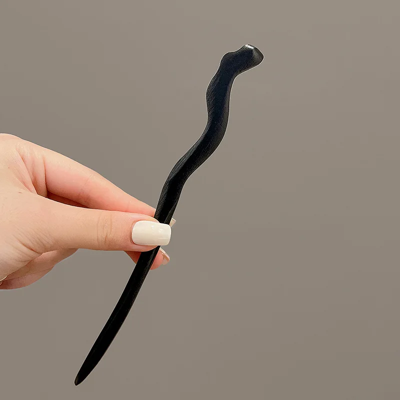 Chinese Traditional Flower Hair Sticks Vintage Wooden Hairpin Handmade Chinese Hair Stick Chopsticks Flower hair stick
