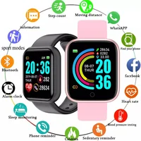 Y68 Smartwatch Fitness Bracelet Heart Rate Monitoring Reminder Step Counting Information Push Sleep Analysis D20 Sport Smartband 1