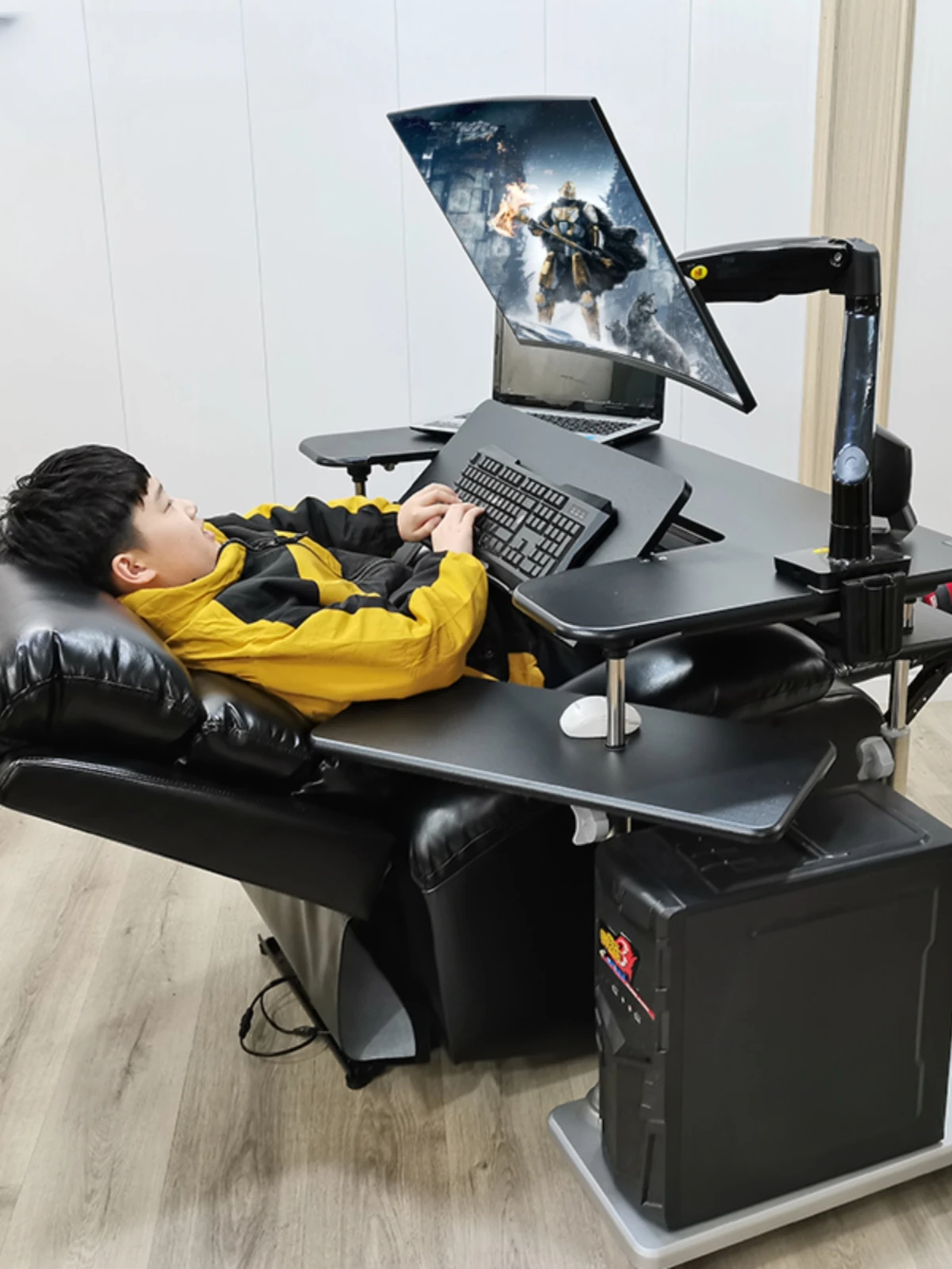 Household folding sit-stand desk lazy table gaming chair desktop computer desk