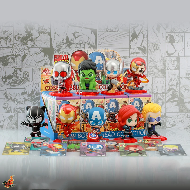 

Популярная Коллекционная мини-кукла Marvel серии Мстители, декор для стола, день рождения, сюрприз, подарок для детей, игрушка