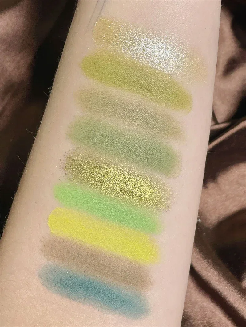 9-farbige Schokoladen-Lidschatten-Palette, matt, perlglänzend, Glitzer, Erdfarben, Lidschatten-Palette, glänzende Pailletten-Augenpigmente, dauerhaftes Make-up – Detail 20