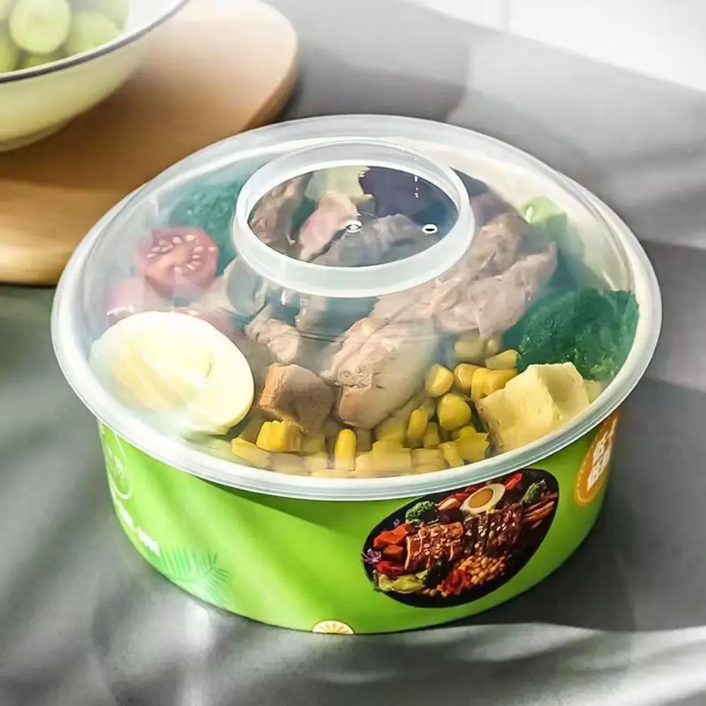 Microwave Food Cover Heat-resistant Food Splatter Guard Microwave Oven Pan Lid Plate Stove Cover Transparent Anti-Splash