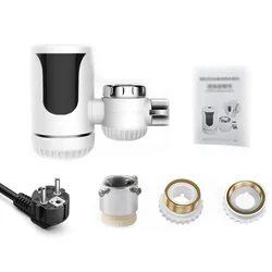 LED Digital Display Electric Kitchen Water Heater Tap Instant Hot Water Faucet Tankless Instantaneous Heater Cold Heating Faucet