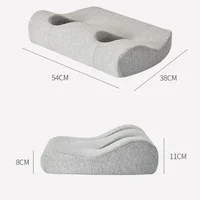 Lit de couchage latéral doux Anti-ronflement, lavable et respirant, ergonomique, orthopédique, Anti-rides, oreiller cervical en mousse à mémoire de forme 6