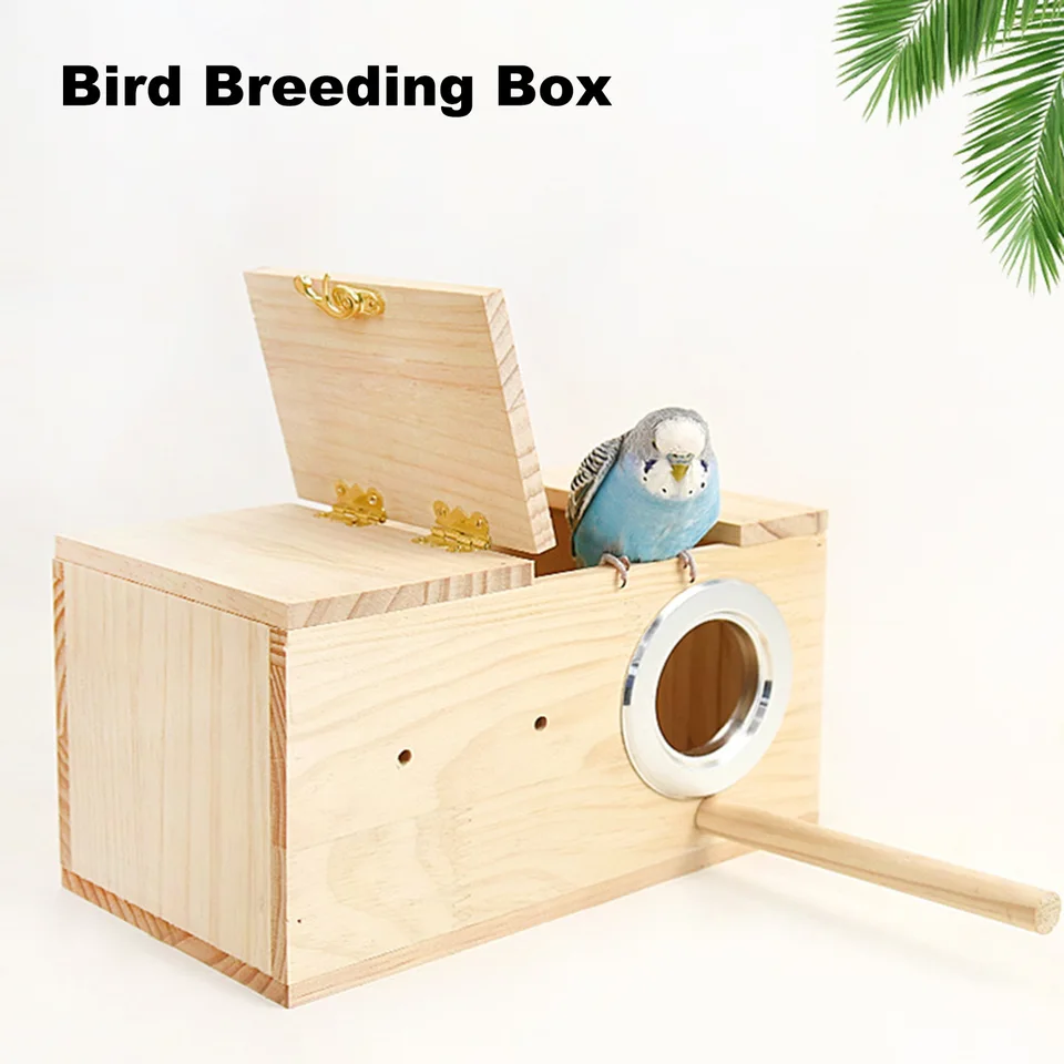 Nido Pajaro 4 Casitas Para Pájaros De Madera - Nidos Pequeños Para Jardín  (Sin Pintar) Casitas Para Pajareros, image size:960x960