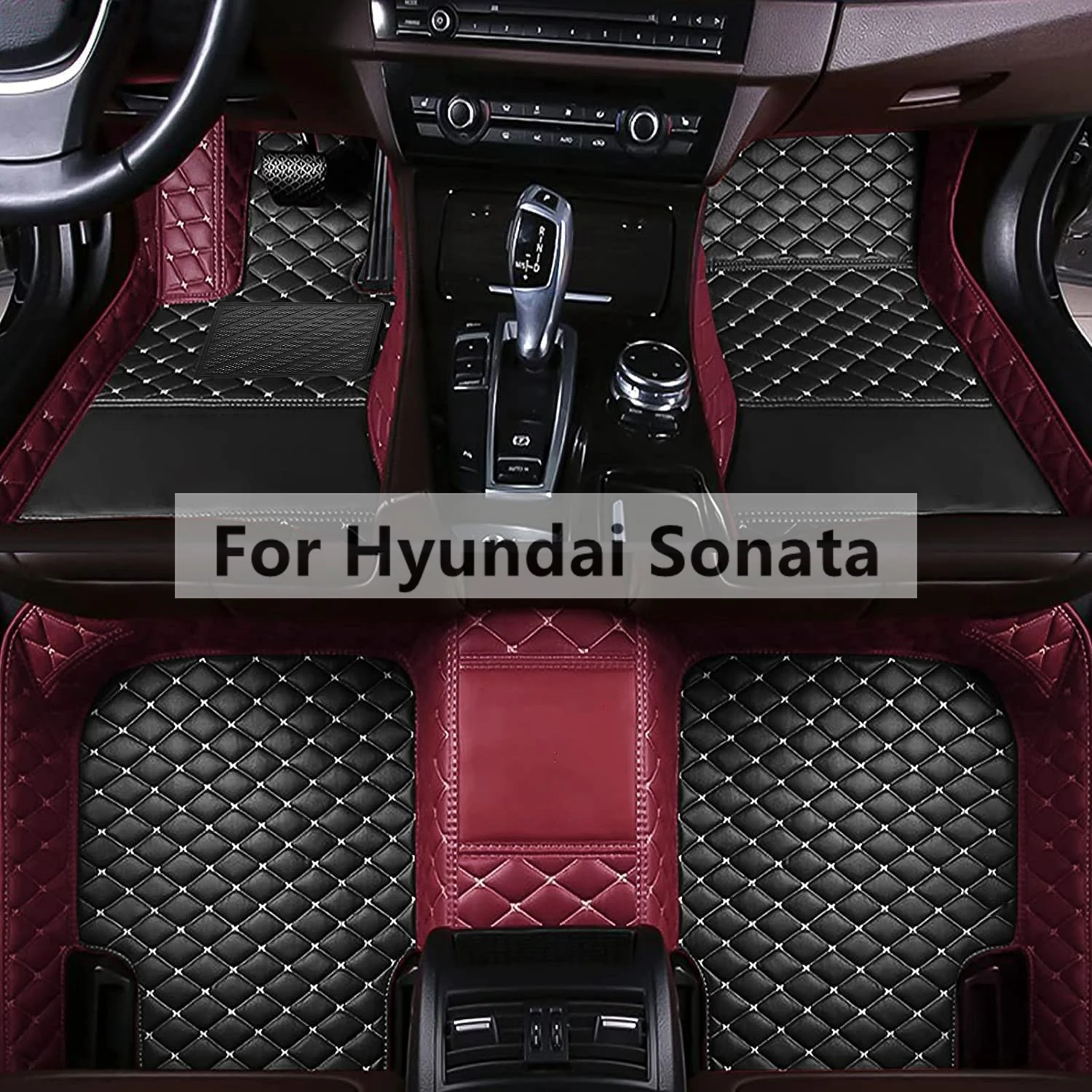 

New Fahion Custom Car Floor Mats For Hyundai Sonata 2004 -2022 Years Foot Coche Accessories Auto Color Matching