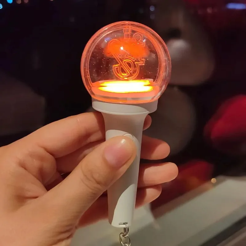 New Cute Kpop IVE Mini Light Stick Keychains Beauty Fans Gifts