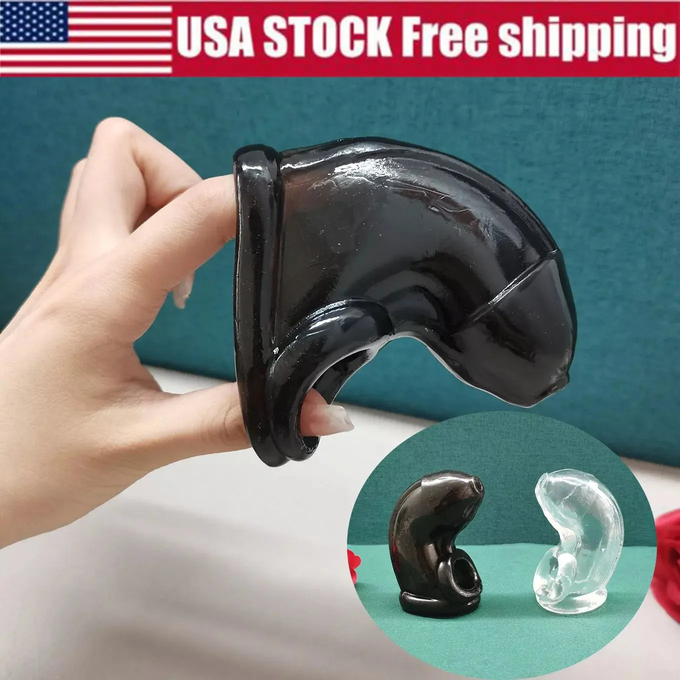 Male Penis Chastity Cage Sleeve Ring Sex Toy