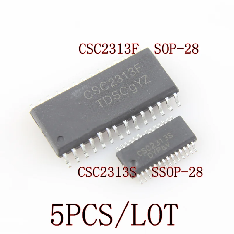 5PCS-LOT-CSC2313F-CSC2313-SOP-28-CSC2313S-CSC2313-SSOP-28-SMD-Stereo ...