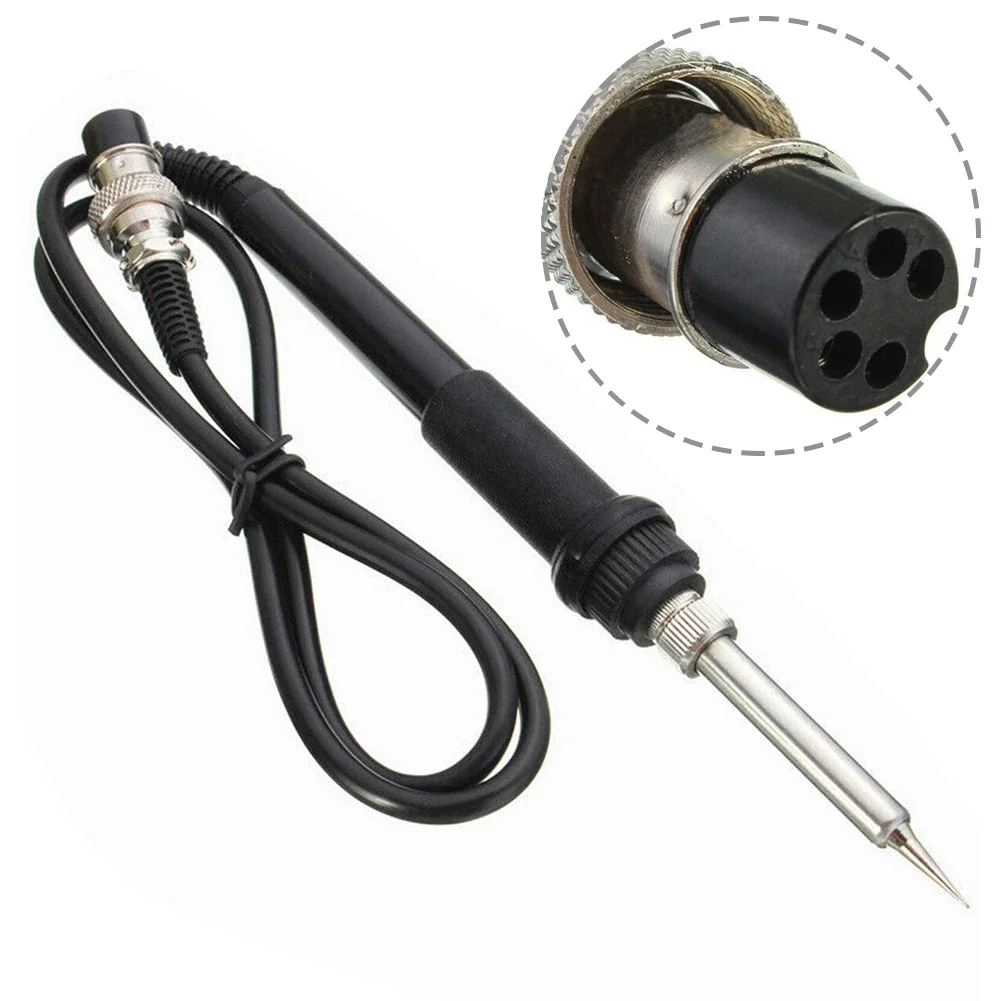 

907 Soldering Iron Handle 24V ESD 936 937 928 926 IND008 LW Soldering Stations Electric Irons 5 Holes Interface Welding Tools