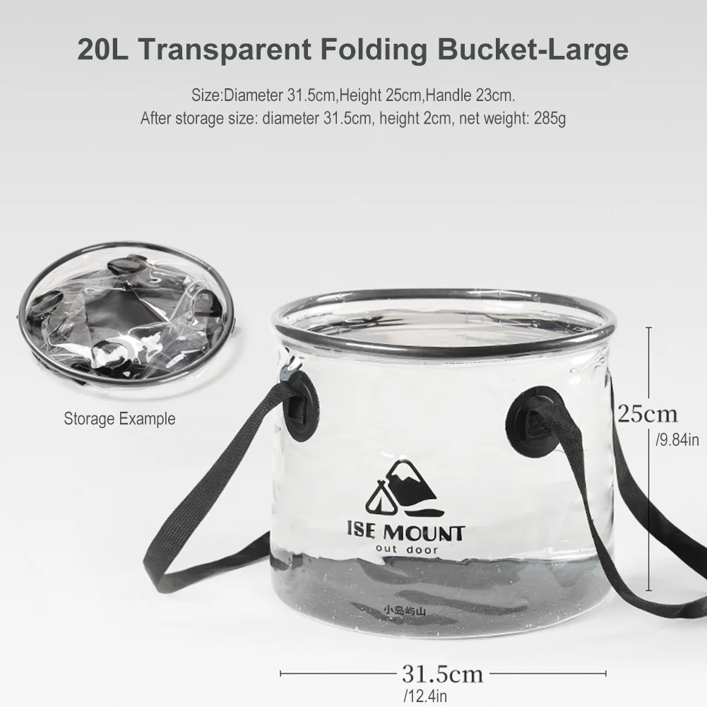 Transparent Folding Bucket