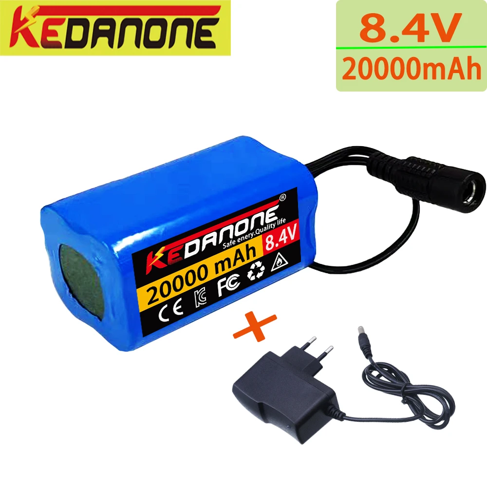7.4V 8.4V10000mAh 18650 lithium battery night fishing, fishing nesting
