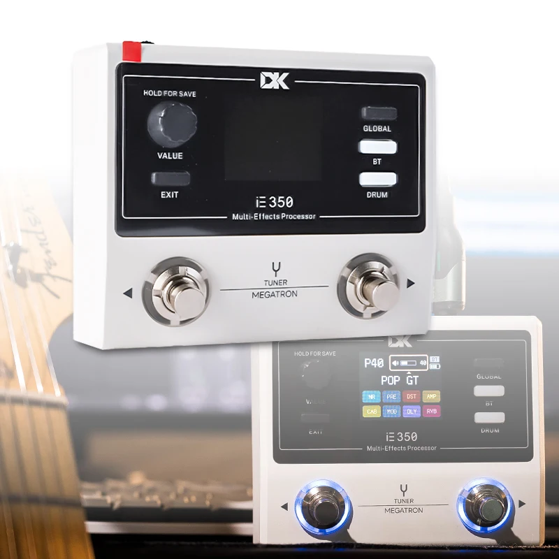 DK IE350 Multi-Effect Guitar Effects Pedal 8 Effects Modules 100