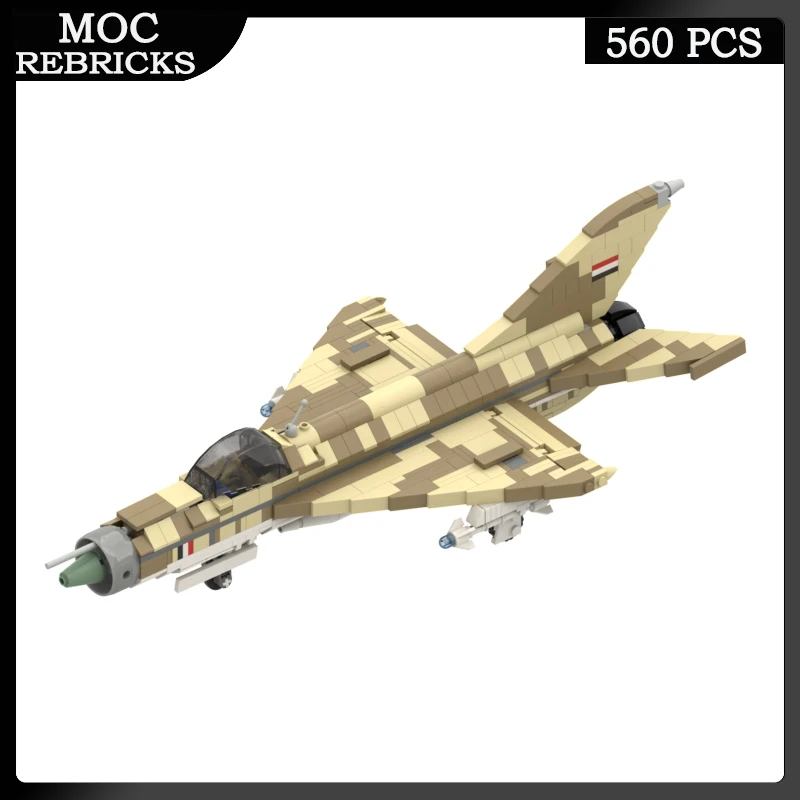 

Военное оружие времен Второй мировой войны MiG 21 истребитель MOC строительный блок кирпичный самолет обучающая модель игрушка кирпич подарок на Рождество для детей