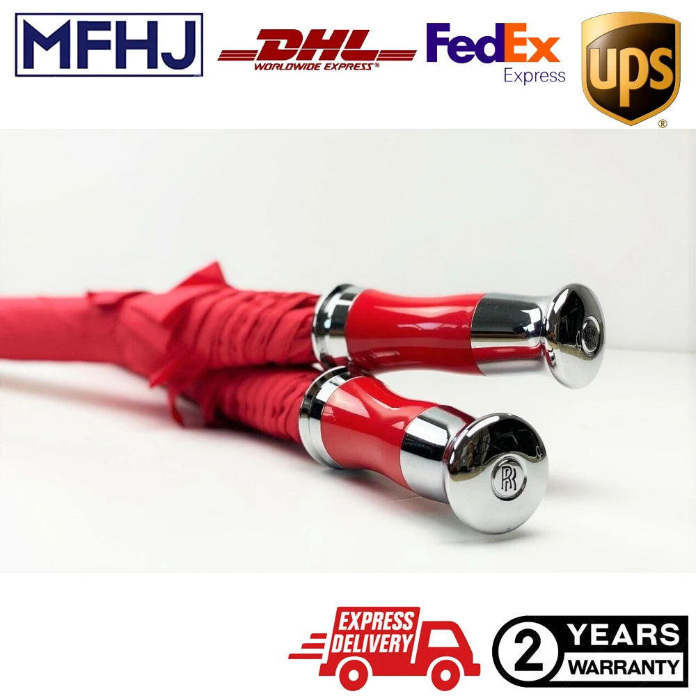 2 Pezzi Per Rolls Royce Phantom Ghost Dawn Wraith & Ombrello Rosso Cullinan-Custom Made