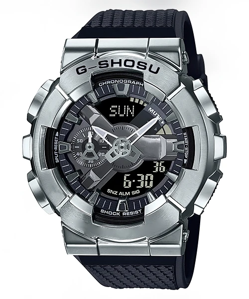Sports Digital Electronic Unisex Watch Full Function LED Auto Hand Lifting Light Alloy LED Dial Rubber Strap GM Oak Series 5