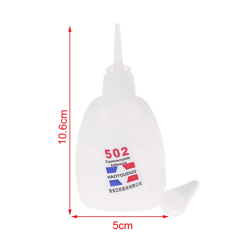 Super Liquid Glue 502 Instant Quick-drying Cyanoacrylate Adhesive StrongGlue  Polyacetate Glue 6