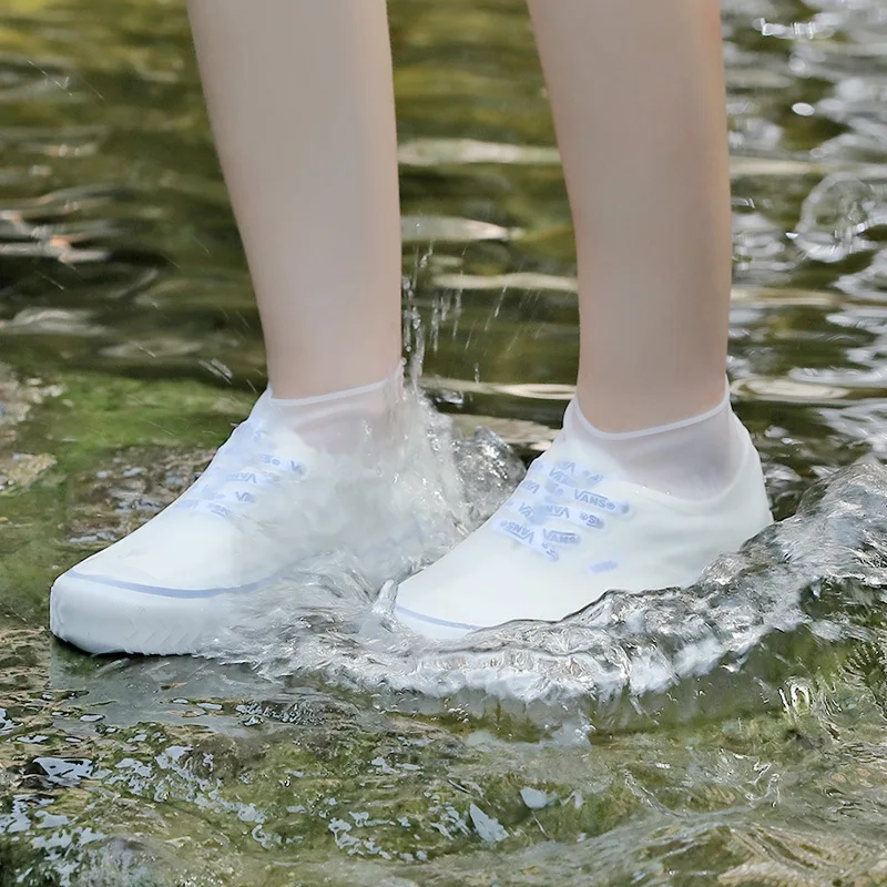 Couvre-chaussures en silicone imperméables, couvre-chaussures de pluie  réutilisables antidérapants de haute qualité