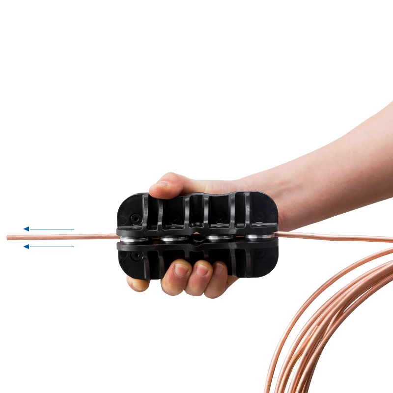 3/16-5/8 Inch Handheld Tubing Straightener Tool for Brake and Fuel Line Compatible with Copper Stainless Steel Aluminum Tubing 4