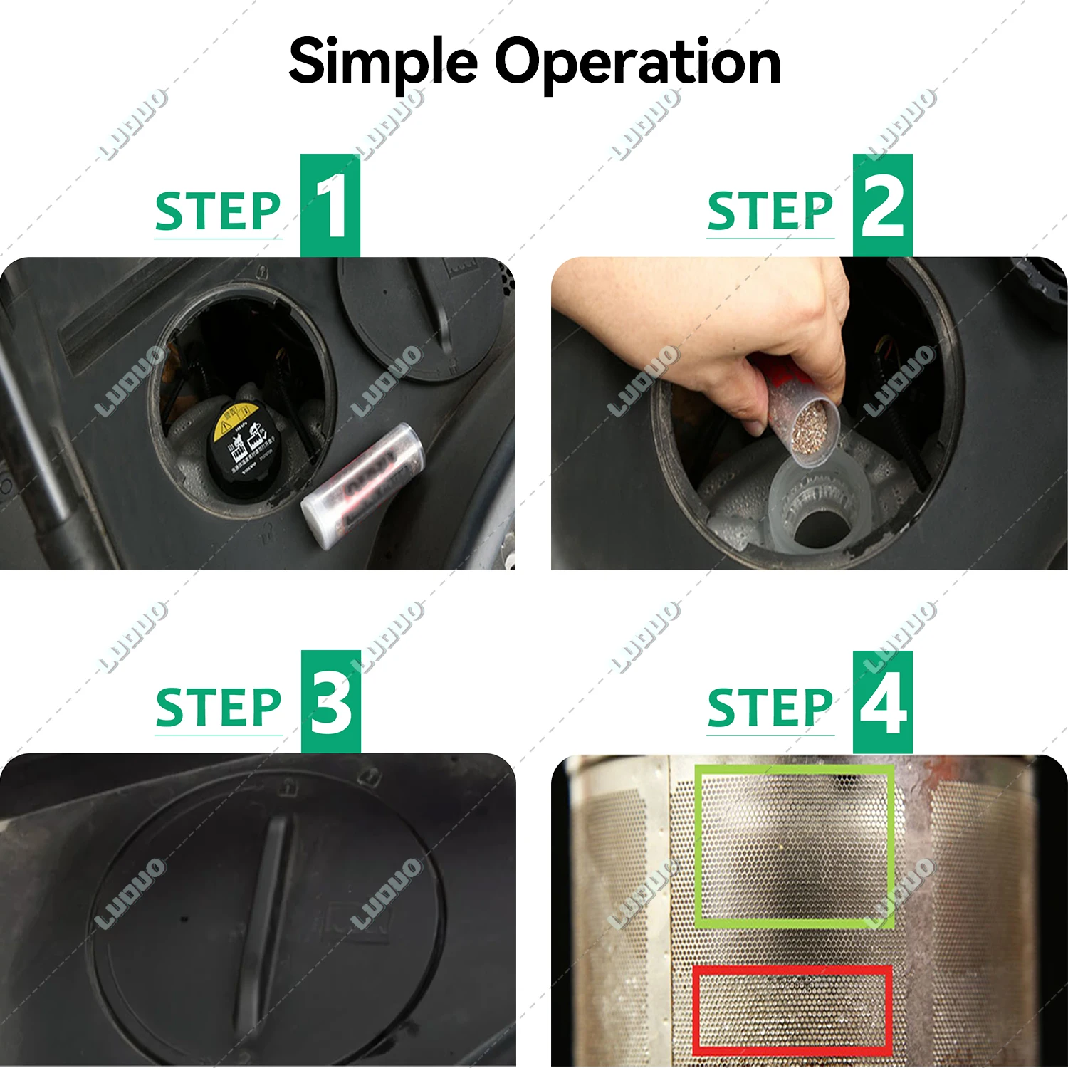 Car Cooling System Stop Leak Powder Radiator Stop Leak Sealer Conditioner Repair Kit Inhibits Rust & Corrosion for Water Pumps 5