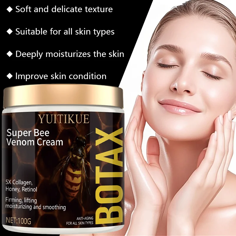 Super bee venom cream, can smooth, firm, lift, and moisturize the skin, anti-aging, suitable for all skin types