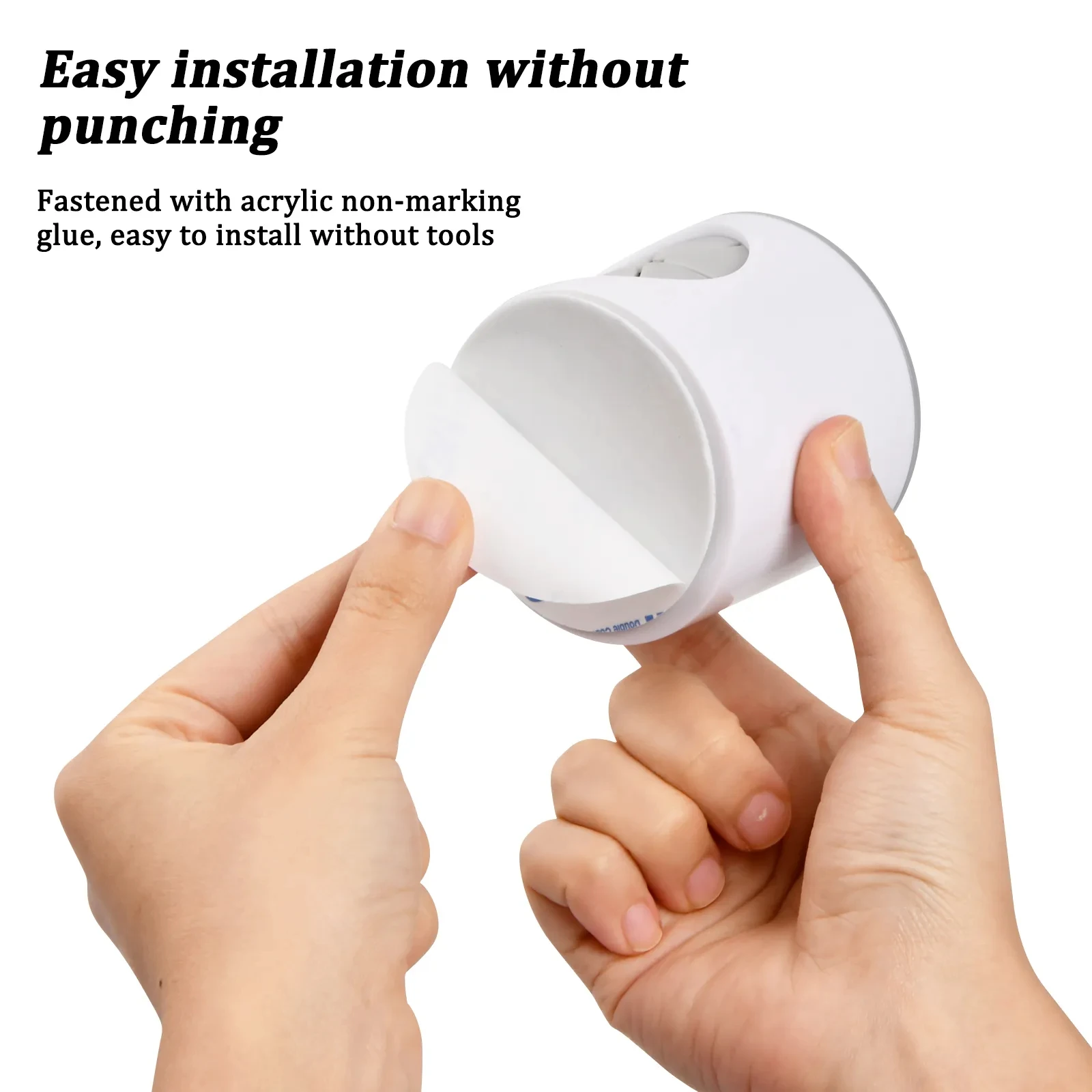 Toothbrush Holder 2pcs Bathroom Accessories Electric Toothbrush Holder Wall Mounted Toothbrush Holder Hook Storage Bathroom Storage Rack