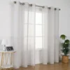 Urgarding Anti-radiation Emf Shielding Cotton & Silver Mesh Curtains for Window, White Anti Radiation Window Curtain 1