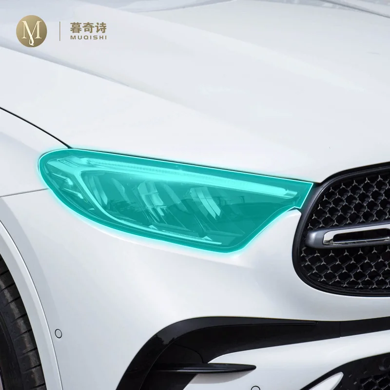 

Автомобильные наружные фары для Mercedes Benz X254 GLC 2023 прозрачная/Дымчатая Черная защитная пленка из ТПУ с защитой от царапин и песка