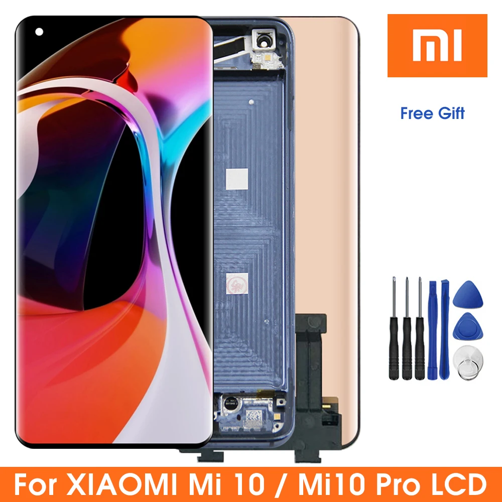 

Original LCD For Xiaomi Mi 10 Mi10 M2001J2G M2001J2I LCD Display Touch Screen Digitizer Assembly For Xiaomi Mi10 Pro Screen Best