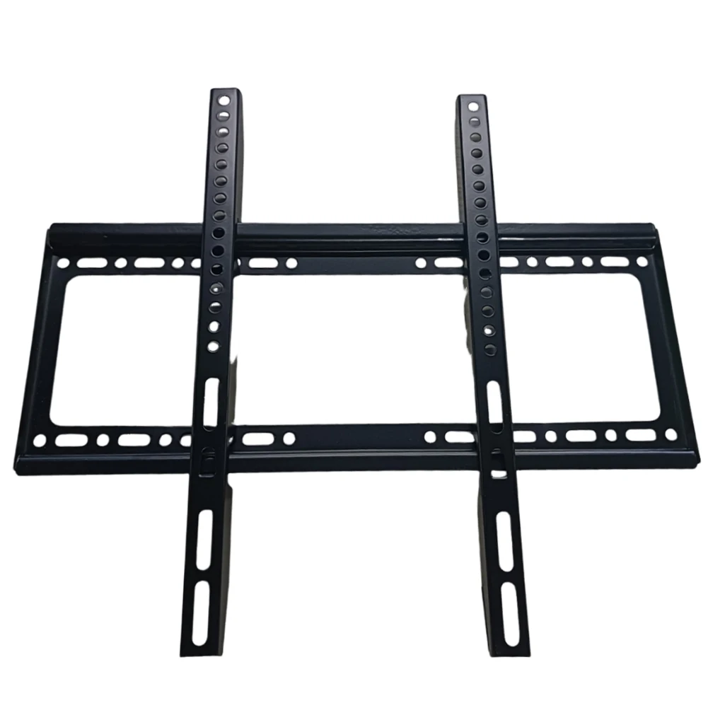 26-65인치 TV 지원 마운트 조정 가능한 텔레비전 장착 홀더(레벨 포함) LCD LED 모니터용 로우 프로파일 플랫 TV 벽걸이 마운트