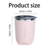 Thermal Mug Beer Cups 300Ml Stainless Steel Thermos For Tea Coffee Water Bottle Vacuum Insulated Leakproof With Lids Drinkware 6