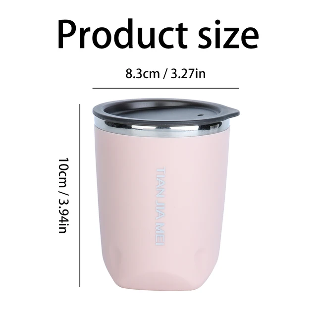 Thermal Mug Beer Cups 300Ml Stainless Steel Thermos For Tea Coffee Water Bottle Vacuum Insulated Leakproof With Lids Drinkware 6