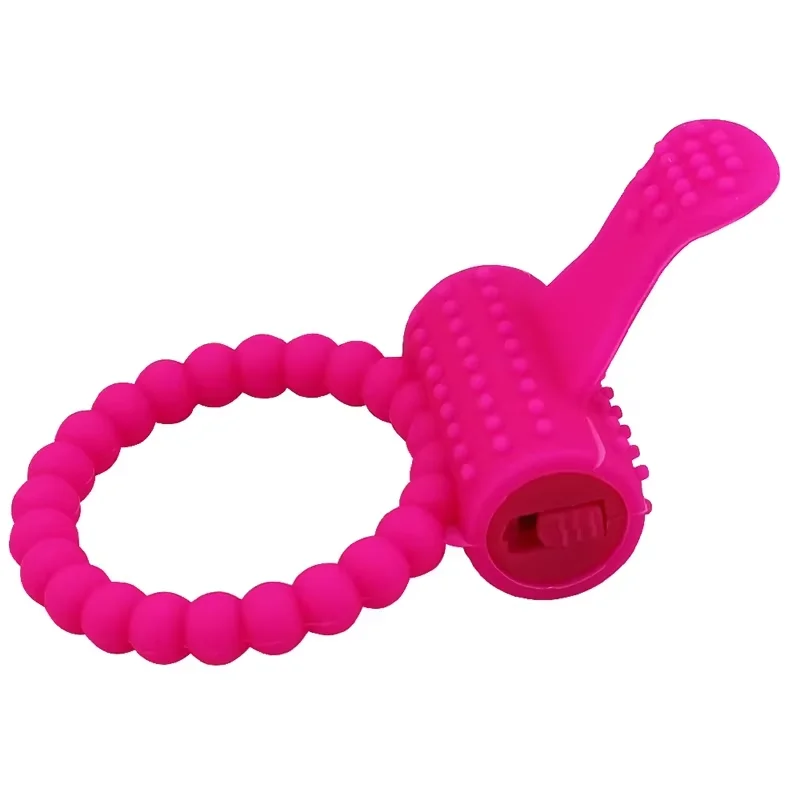 Male Silicone Rabbit Penis Ring Sex Toys Vibrator Cock Rings Delay Enlargement Clitoral Stimulator Vagina Adult 18+ Sex Shop